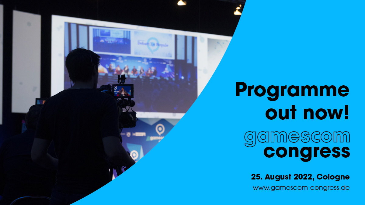 gamescom congress 2022: Vielfältiges, internationales und richtungsweisendes Programm